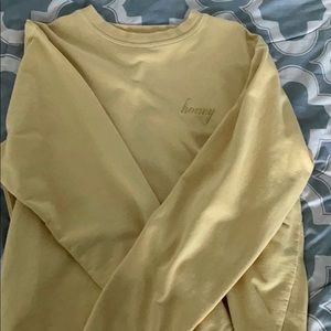 Brandy Melville Honey Crewneck